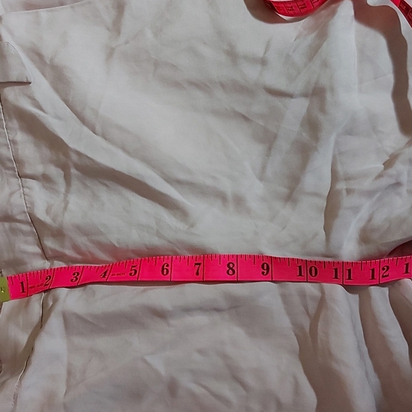 Wide Leg Pale Pink Tie Up Pants - Picture 8 of 11